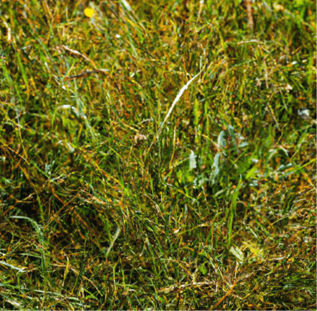 Sparse dry pasture plants