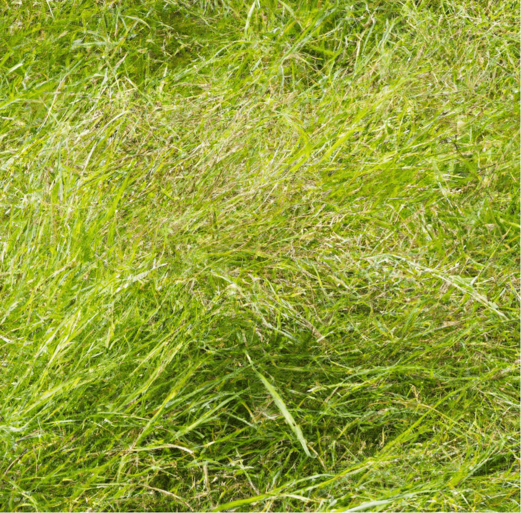 Tall green pasture grass