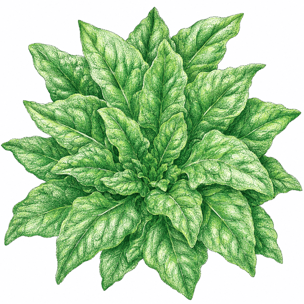 Organic Galilee Spinach Seeds (1/4 lb) Peaceful Valley