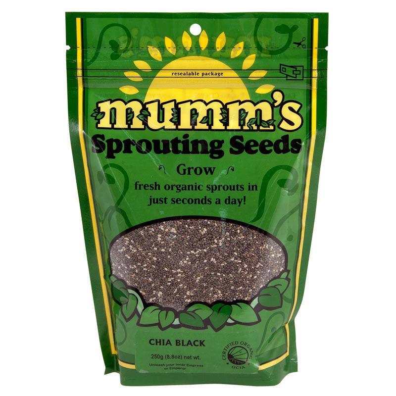 Organic Chia Sprouting Seeds Mumm's