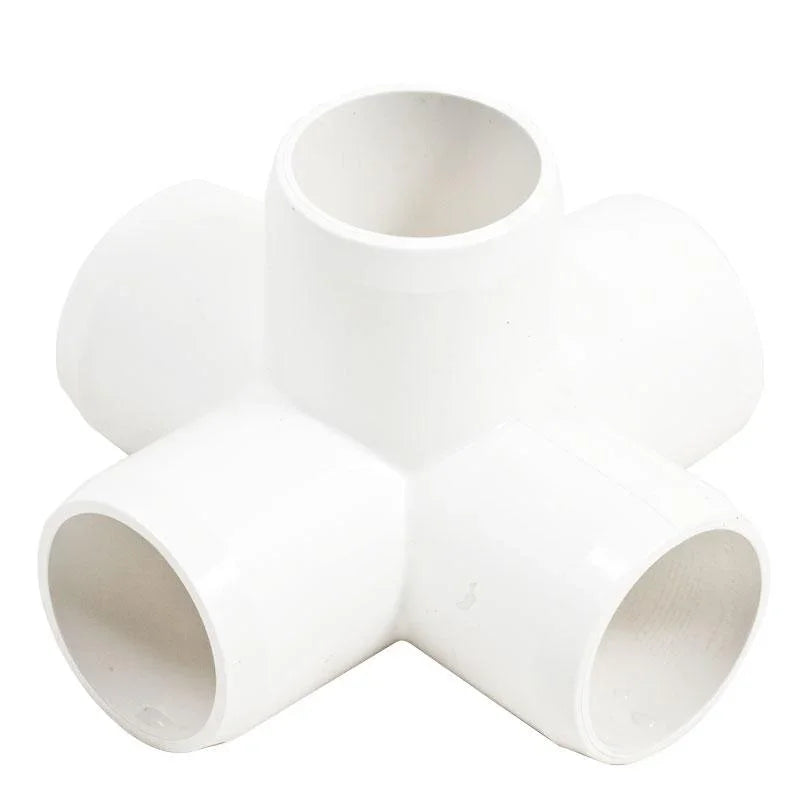 PVC Snap Fitting - 5 Way (1") Grow Organic