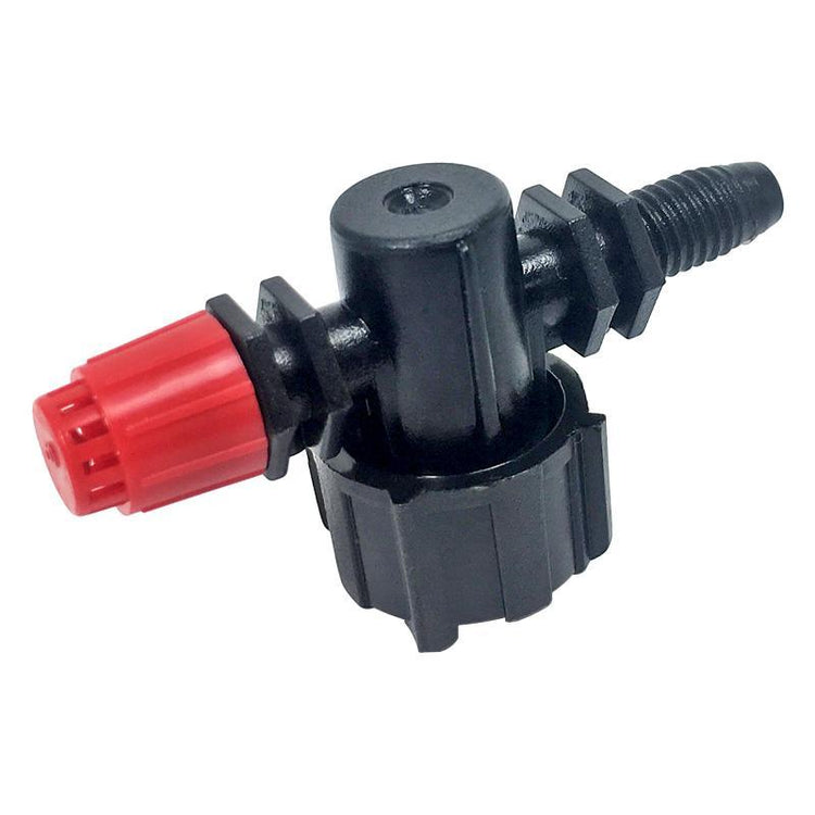 360-degree micro sprayer with flow control