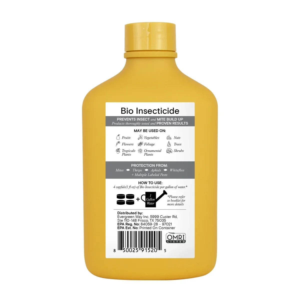 Organic Arber Bio Insecticide Concentrate Grow Organic