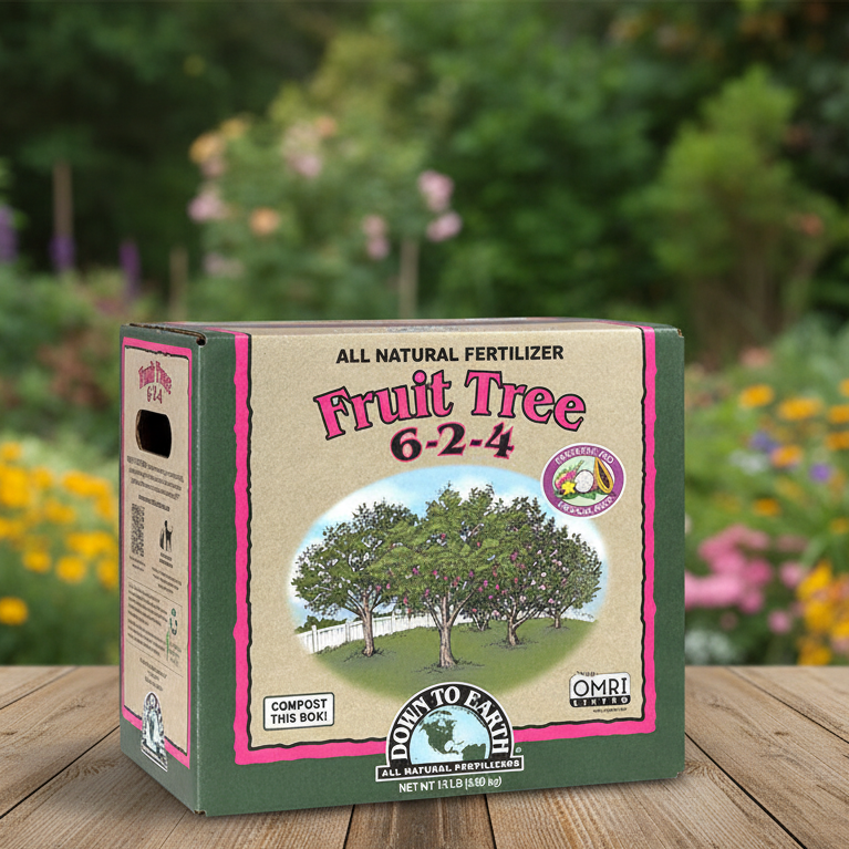 Fruit Tree Fertilizer 6-2-4 (15 lb) Down to Earth