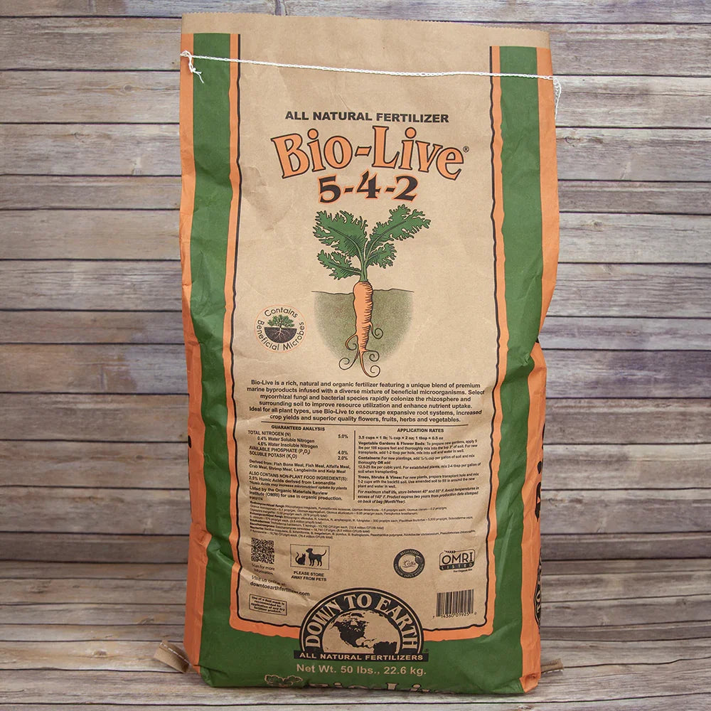Down to Earth Bio-Live Fertilizer (50 lb) Down to Earth