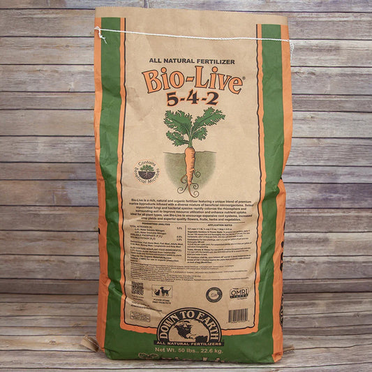 Down to Earth Bio-Live Fertilizer (50 lb) Down to Earth