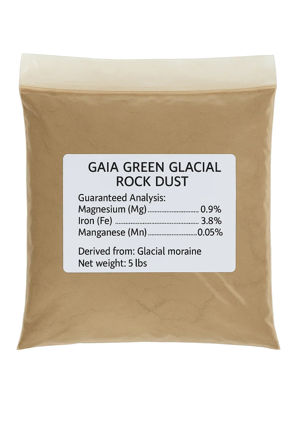 Gaia Green Glacial Rock Dust (5 lb bag) Grow Organic