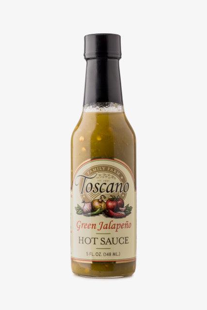 Green Jalapeno Hot Sauce 5 oz Bottle Toscano Family Farm LLC
