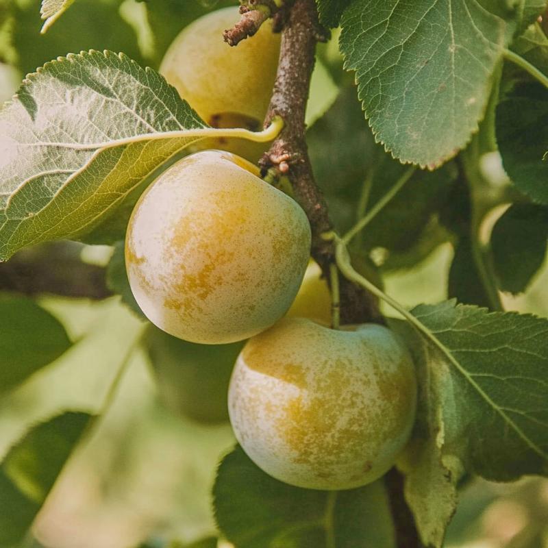 Green Gage Plum Tree Grow Organic