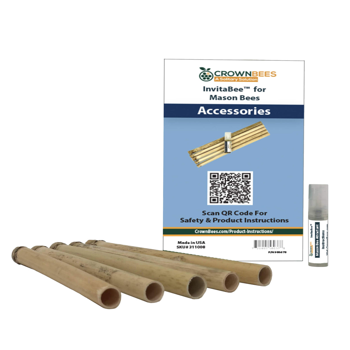 InvitaBee Mason Bee Attractant CrownBees