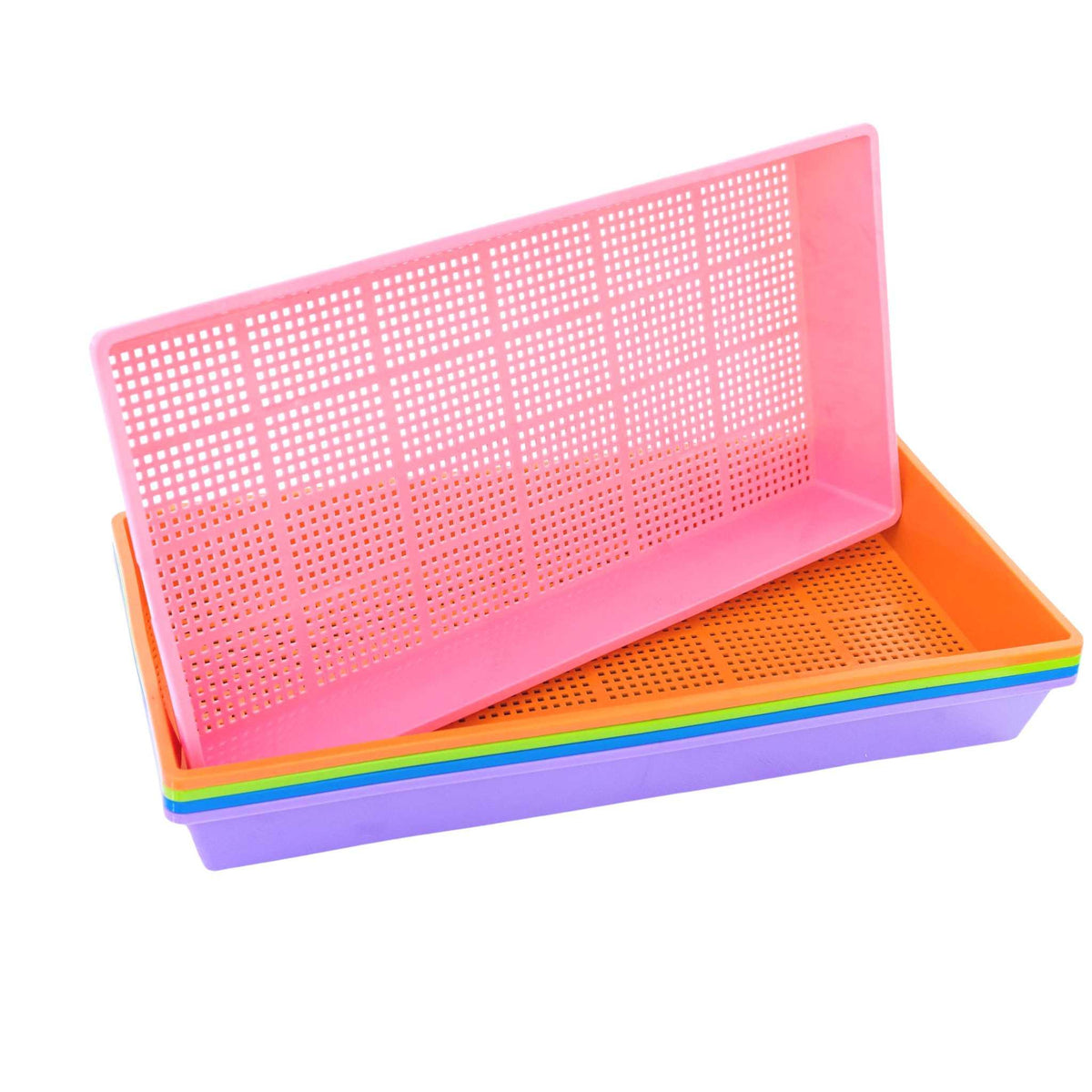 1020 Mesh Extra Strength Tray  - 2.5" Deep 5 Trays / Multi-Color Bootstrap Farmer