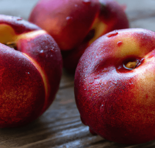 Sliced Panamint nectarine