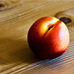 Sliced Red Gold nectarine