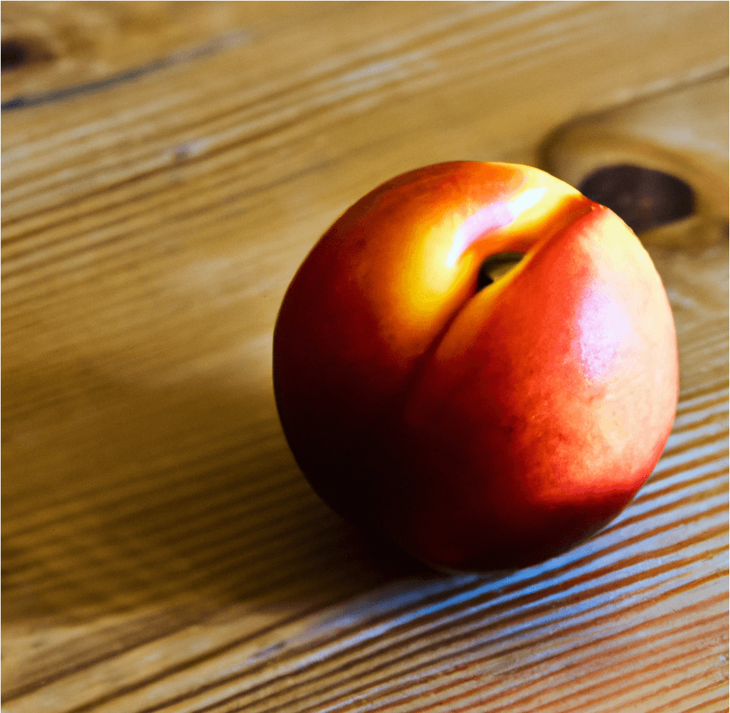Sliced Red Gold nectarine