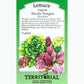 Devil's Tongue Lettuce Seeds (Organic) Territorial Seed Company
