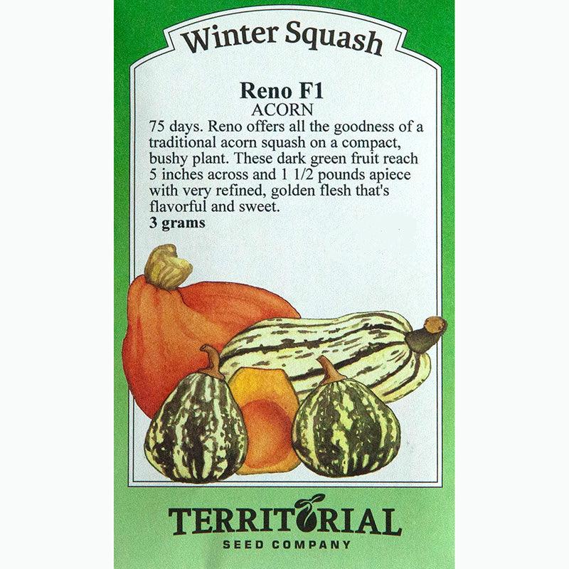 Reno Winter Squash Seeds Territorial Seed Company