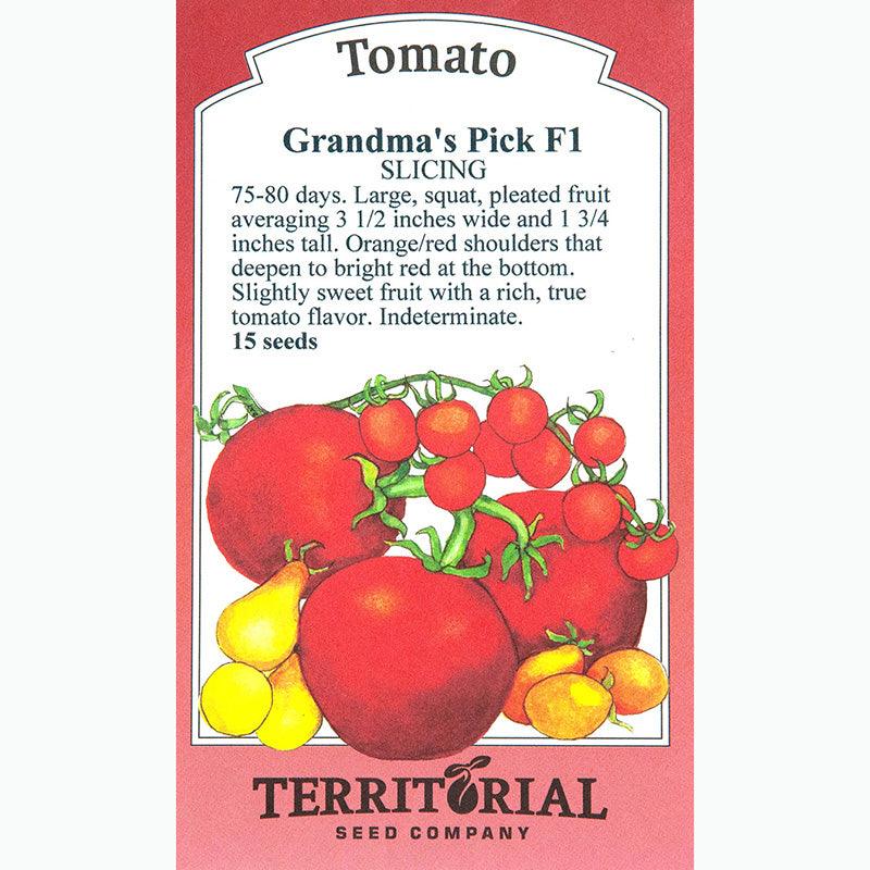 Grandma's Pick Tomato Seeds Territorial Seed Company
