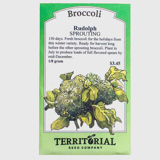 Rudolph Broccoli Seeds Territorial Seed Company