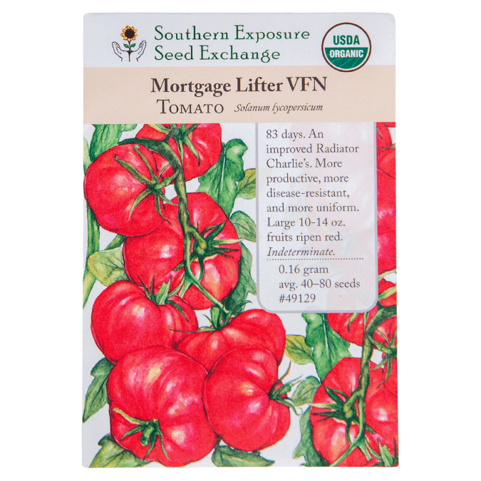 Mortgage Lifter VFN Tomato (Organic) Southern Exposure Seed Exchange