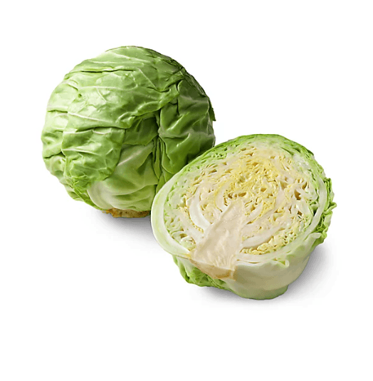 Organic  Round Green Cabbage Grow Organic