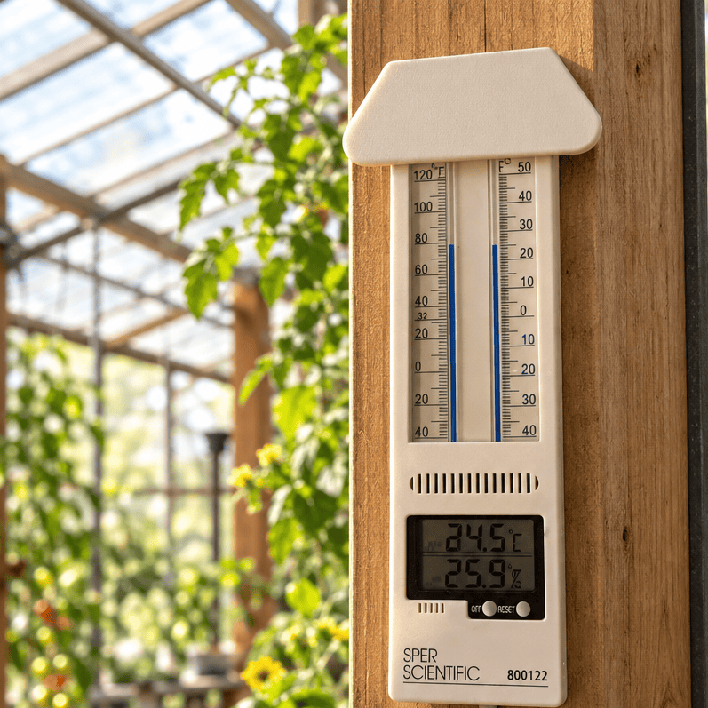 Thermometer w/ Digital Min/Max Display (Mercury Free) Grow Organic