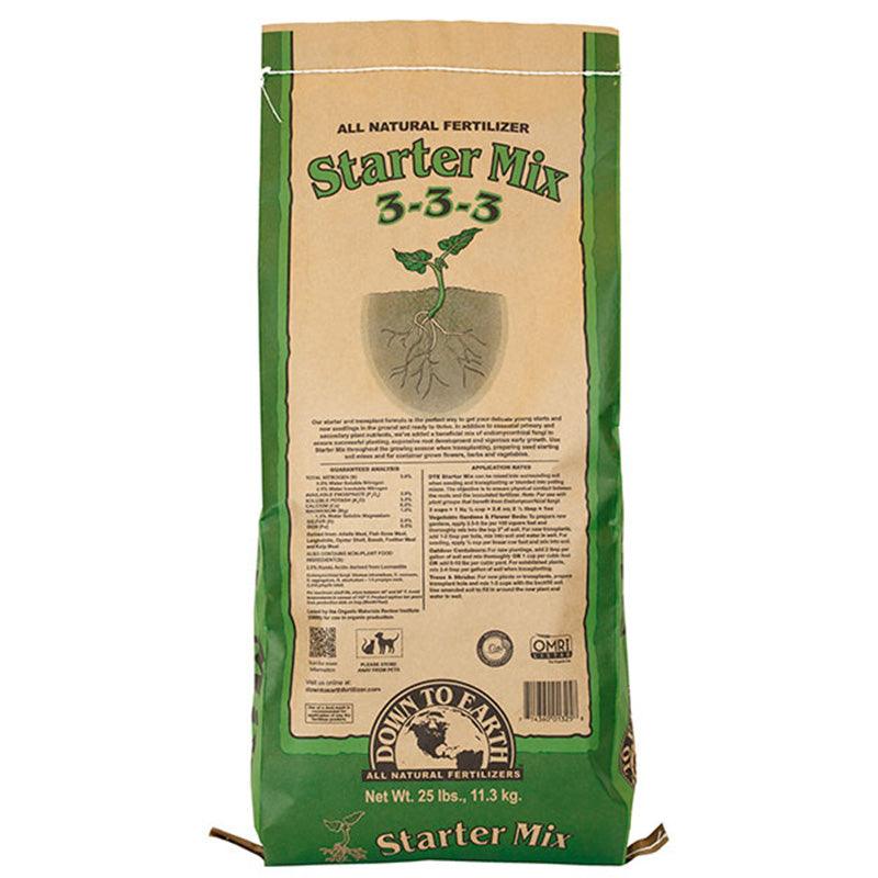 DTE Starter Mix 3-3-3 25 Pound Down To Earth
