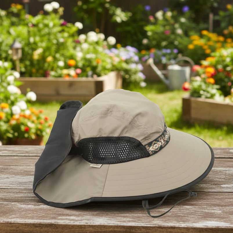 Gardener's Sun Hat, Sand (Medium) Sunday Afternoons