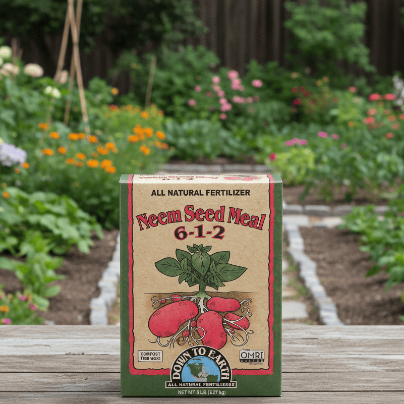 Neem Seed Meal 6-1-2  (5 lb Box) Down to Earth