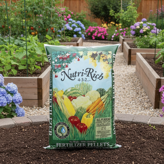 Nutri-Rich 4-3-2 Fertilizer Pellets (50 lb) Stutzman