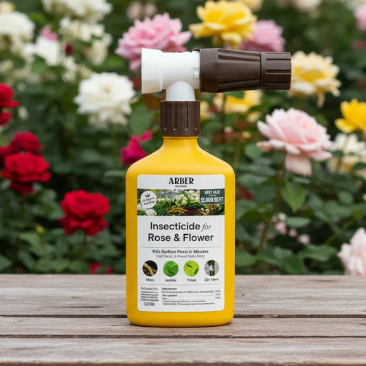 Arber Organic Insecticide for Rose and Flowers, Ready to Spray Grow Organic