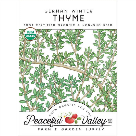Thyme, German Winter (Organic) Peaceful Valley