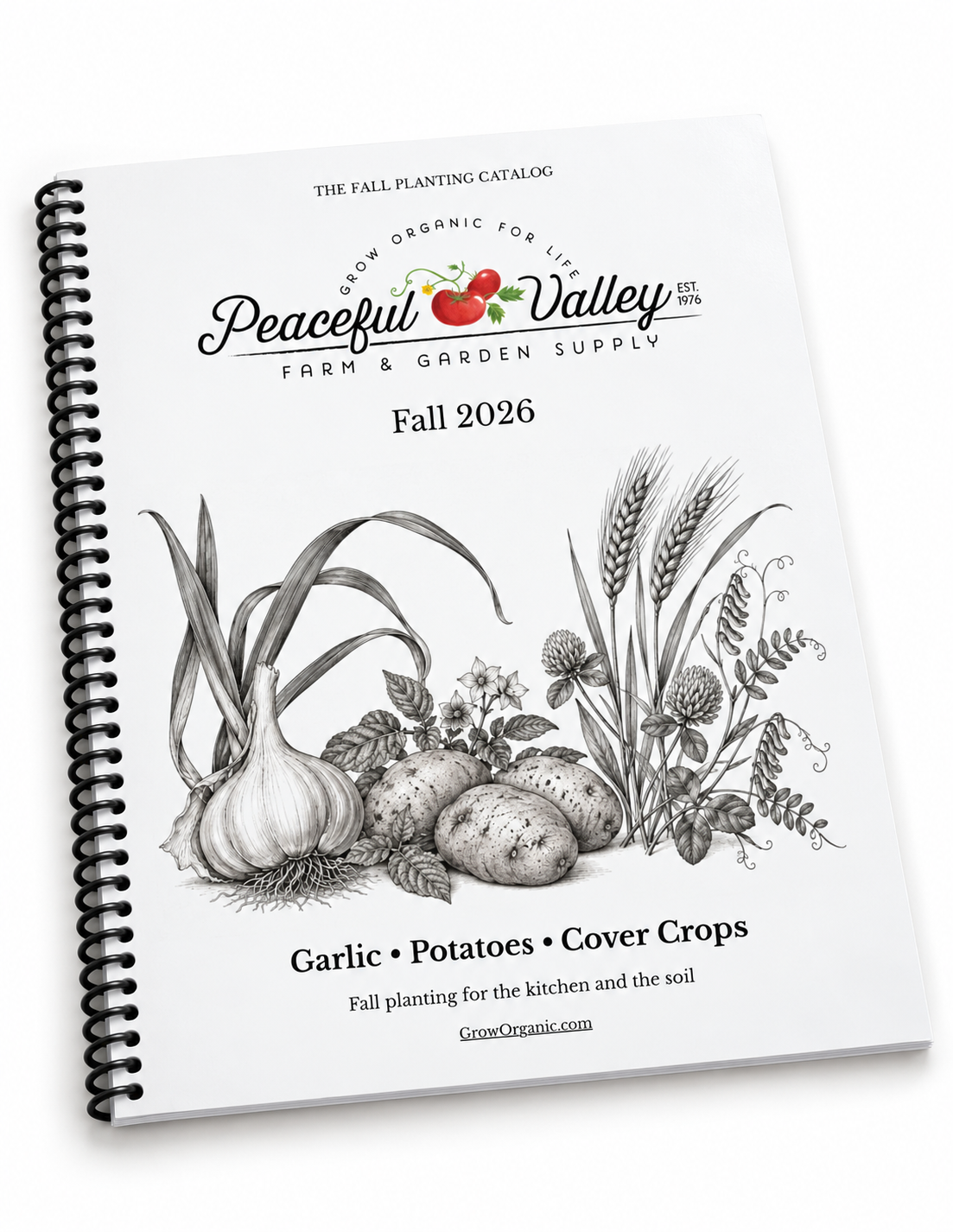 Peaceful Valley Fall 2026 Catalog – Coil-Bound Print Edition Peaceful Valley