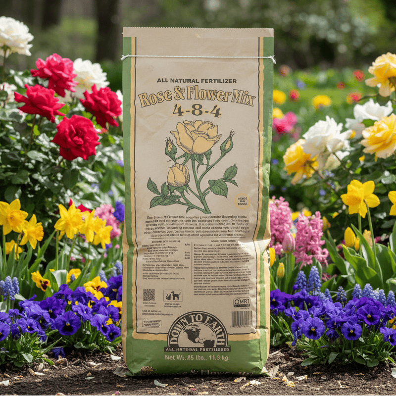 Rose and Flower Mix 4-8-4 (25 lb Bag) Down to Earth