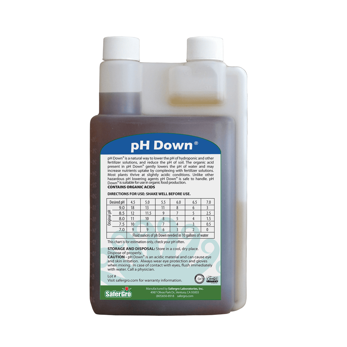 SaferGro pH Down SaferGro