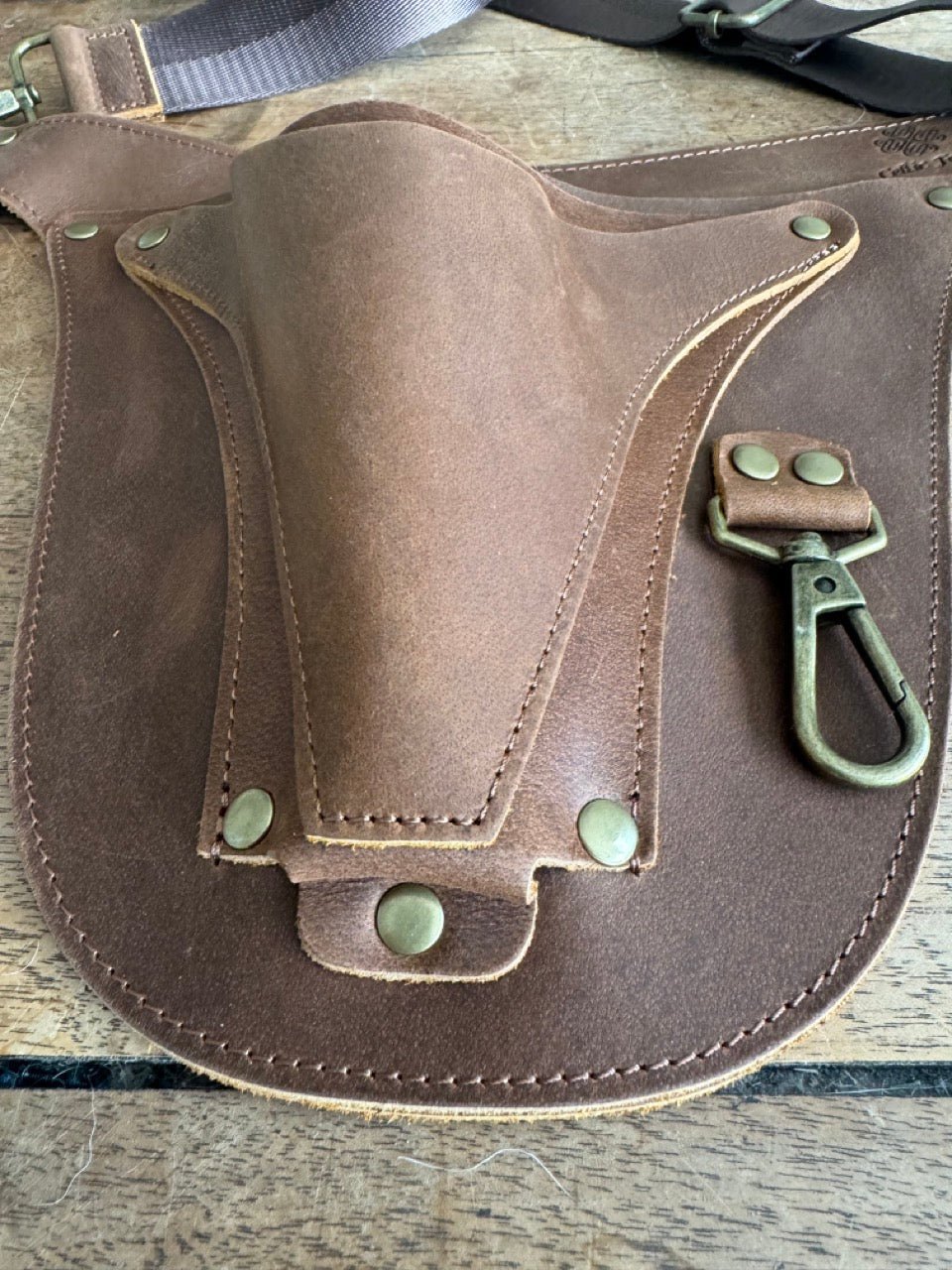 Ultimate Leather Garden Tool Belt & Holder - Extra Rivet Reinforced, Master Gardener Designed The Celtic Farm