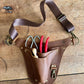 Ultimate Leather Garden Tool Belt & Holder - Extra Rivet Reinforced, Master Gardener Designed The Celtic Farm