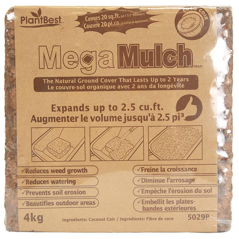 MegaMulch Compressed Brick (2.5 Cu Ft Once Expanded) Grow Organic