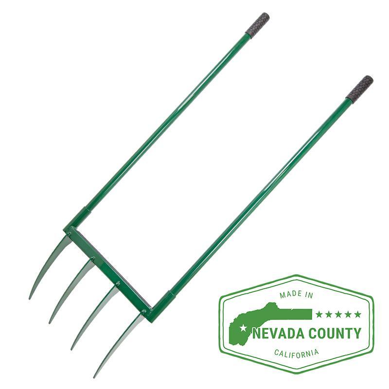 Broadfork Metal Handle 4-Tines Peaceful Valley