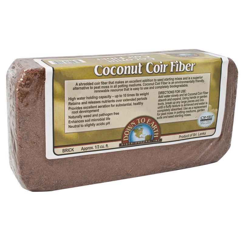 Coco Peat (700 g Brick) Down to Earth