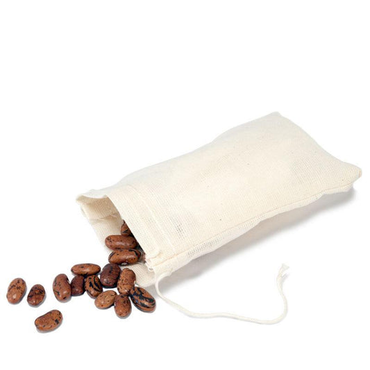 Cotton Muslin Drawstring Bag 3"x 5" (Ea) Grow Organic