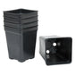 Plastic Pot Deep Vacuum 3" sq Grow Organic
