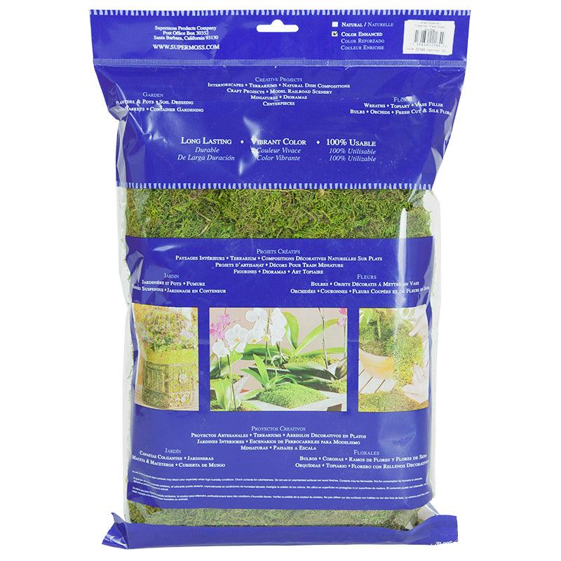 SuperMoss Preserved Sheet Moss (8 oz) Grow Organic