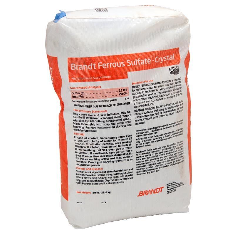 Iron Sulfate 20 (50 lb) Brandt