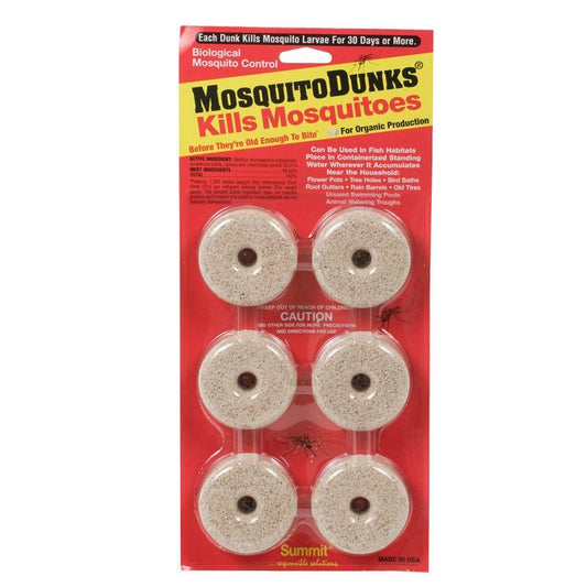 Mosquito Bt Floating Donuts/Dunks (Pack of 6) Grow Organic