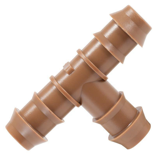Mr Soaker Hose - Green Stripe - 1/2" Barbed Tee Grow Organic