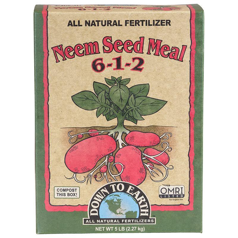 Neem Seed Meal 6-1-2  (5 lb Box) Down to Earth