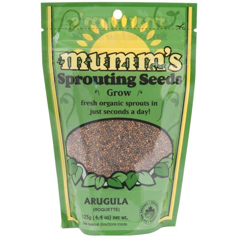 Organic Arugula Sprouting Seeds Mumm's