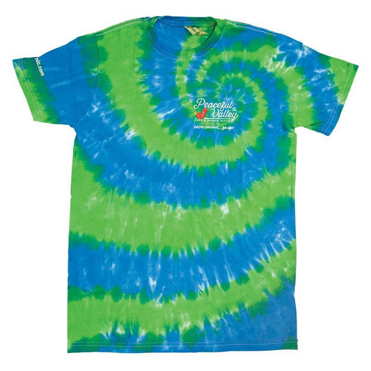 Peaceful Valley's Organic Tie Dye T-Shirt (Medium) Peaceful Valley