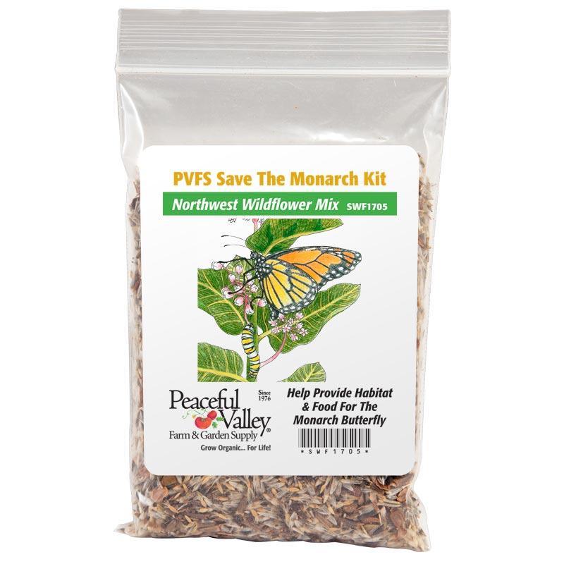 Peaceful Valley Save the Monarch Kit - Northwest (1/8 lb) Peaceful Valley