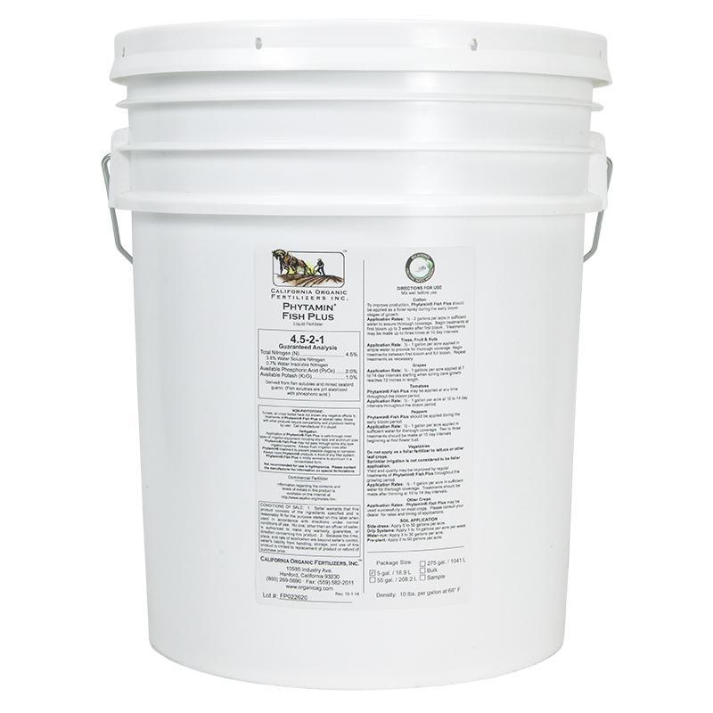 Phytamin Fish Plus (5 Gallon) by California Organic Fertilizers